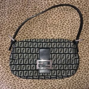 MONOGRAM FENDI BAGUETTE PURSE